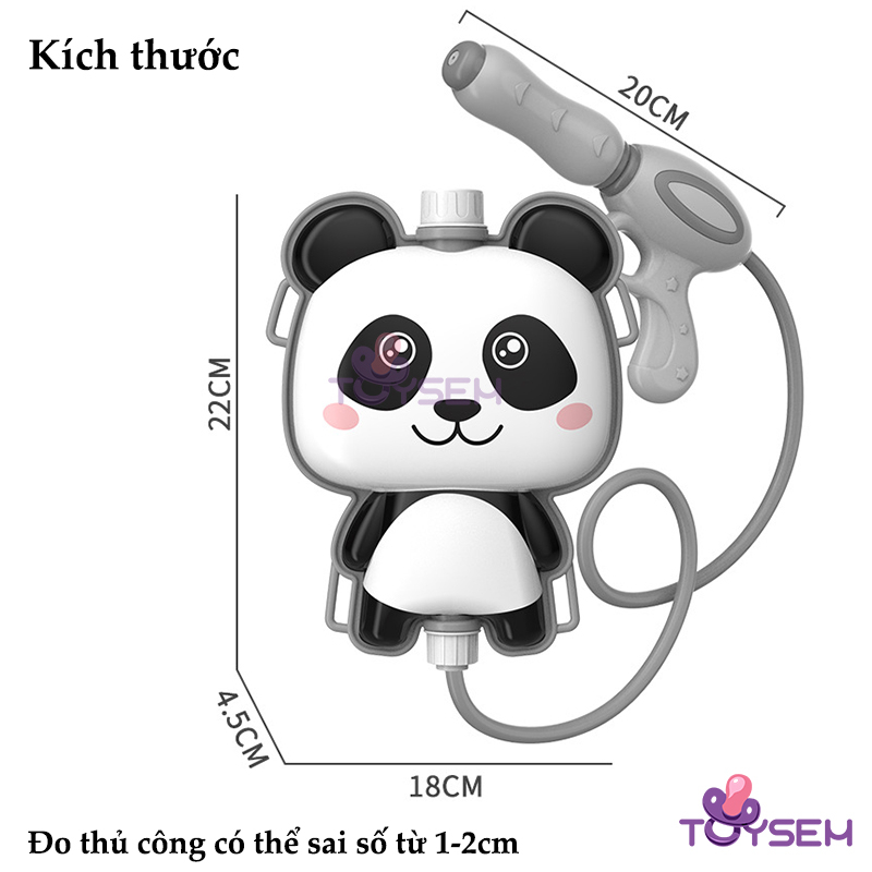 Đồ chơi súng phun nước kèm ba lô hình động vật hoạt hình dễ thương đi biển, hồ bơi mùa hè cho trẻ em - Quà tặng cho bé