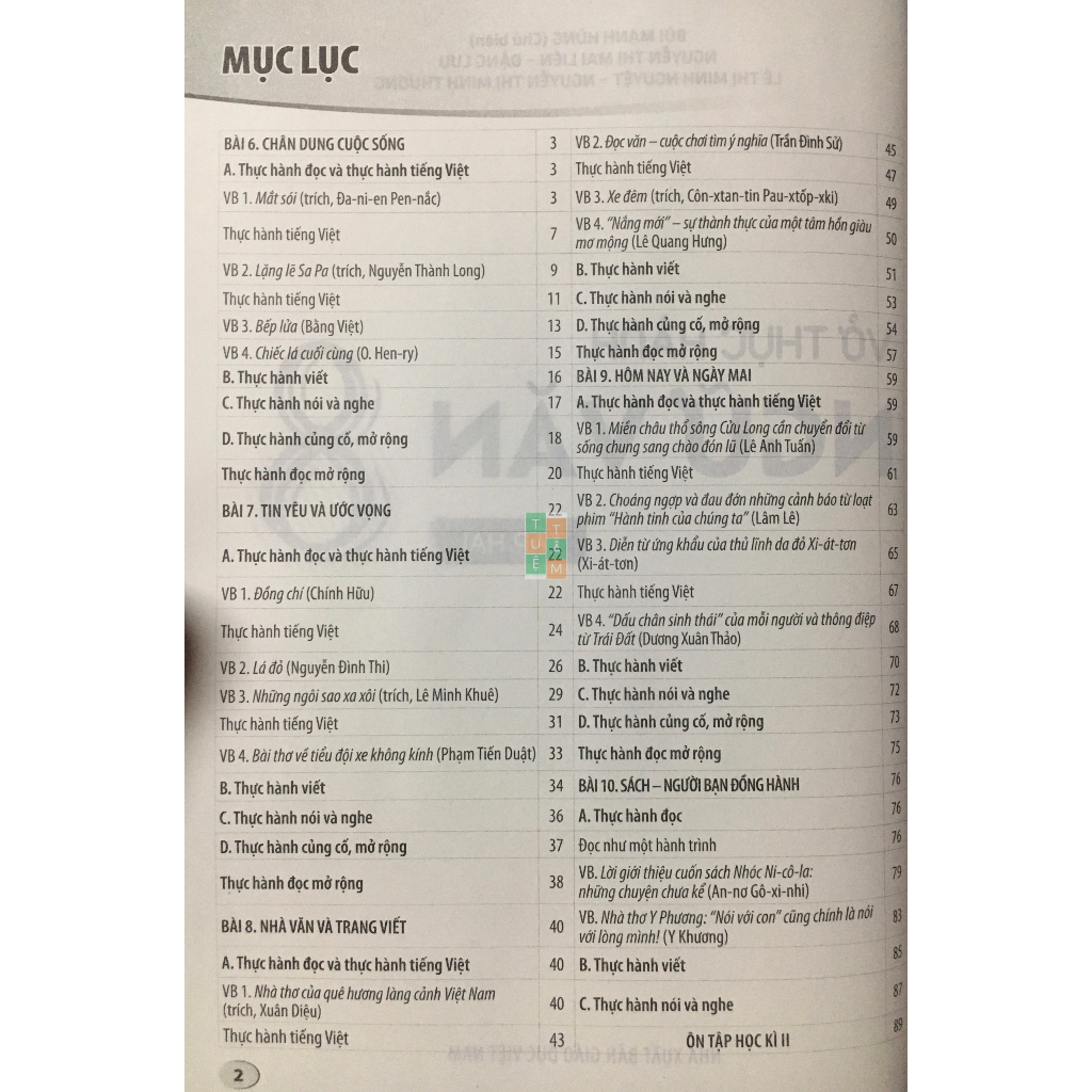 Sách - Vở thực hành Ngữ Văn 8