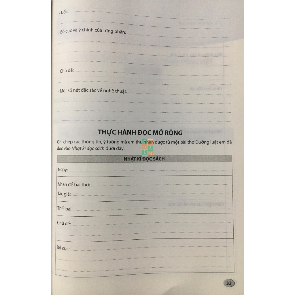 Sách - Vở thực hành Ngữ Văn 8