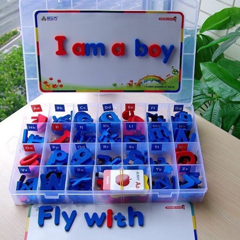 Đồ Chơi Bảng Chữ Cái Nam Châm Lắp Ghép