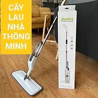 Chổi lau nhà phun sương - cây lau nhà đa năng xoay 360 độ