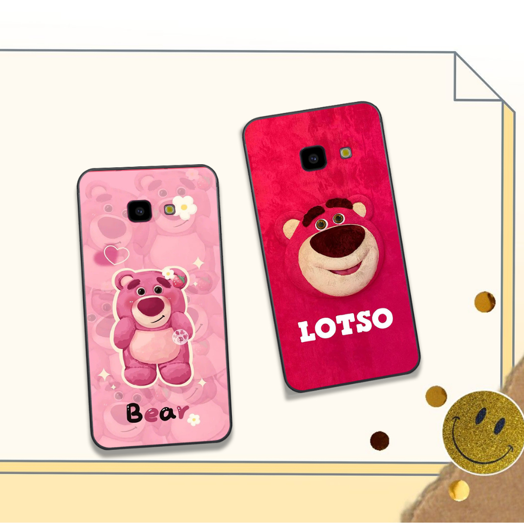 Ốp Samsung J7 Prime / J7+ / J4 Plus in hình gấu dâu bae lotso hồng cute dễ thương đẹp hot trend