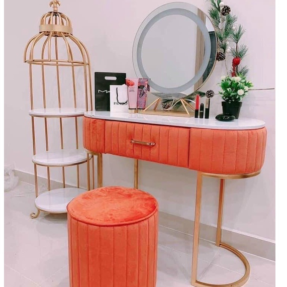 Bàn trang điểm bọc nỉ nhung siêu đẹp nhiều màu - Nội Thất Chani