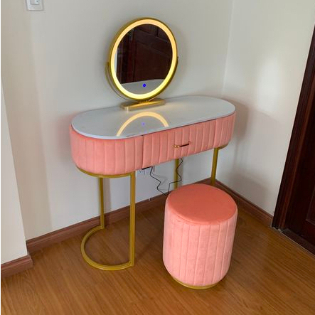 Bàn trang điểm bọc nỉ nhung siêu đẹp nhiều màu - Nội Thất Chani