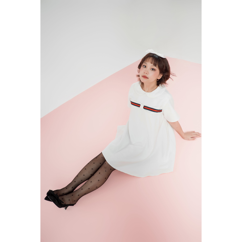 Darlin dress- Váy xinh form babydoll đính nơ