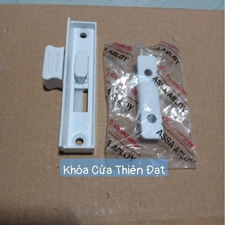 Chốt cánh phụ cửa đi, cửa sổ mở trượt cửa nhựa lõi thép/ hãng assa abloy