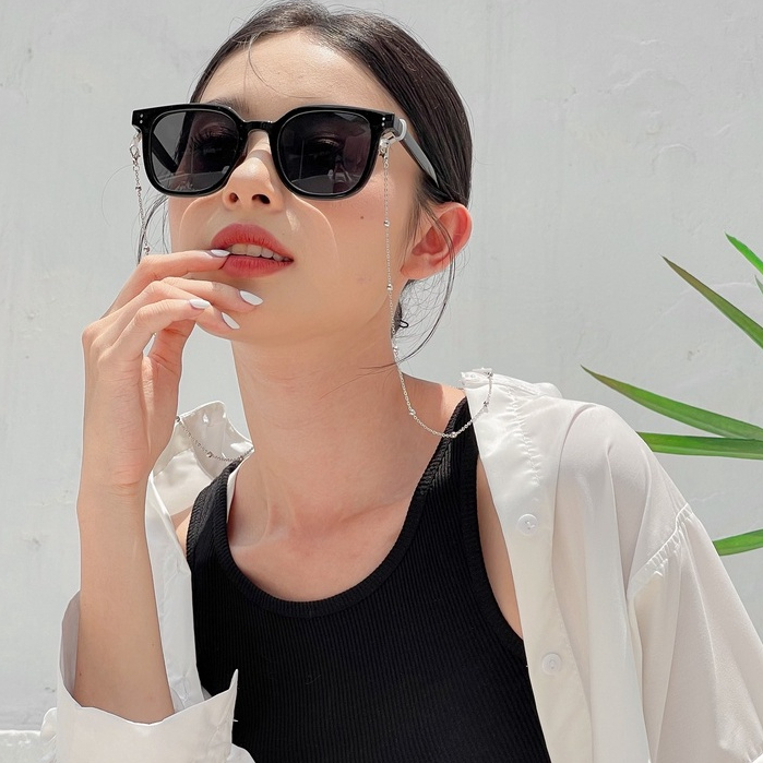 Kính mát nam nữ LILYEYEWEAR mắt vuông to chống UV400 chống bụi đi đường màu sắc thời trang Hè KC320