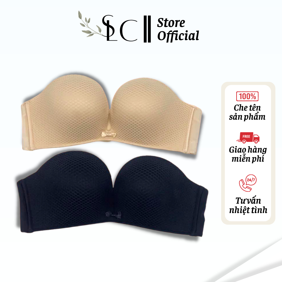 Áo Ngực Su Đúc Không Dây Chống Tuột Nâng Ngực Siêu Quyến Rũ SLC K18