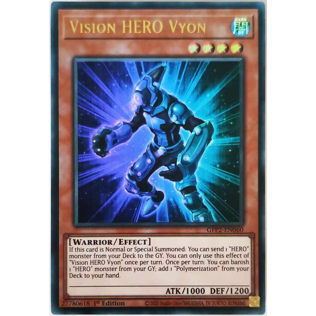 [Thẻ Yugioh] Vision HERO Vyon |EN| Ultra Rare