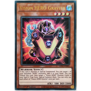 [Thẻ Yugioh] Vision HERO Gravito |EN| Ultra Rare