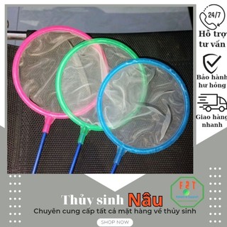 Vợt cá tròn Nano lưới siêu mịn cho hồ thủy sinh, hồ cá tép PK032