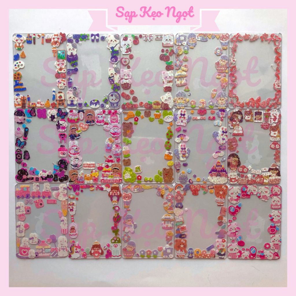 🍭 Toploader sticker decor B8 - có sẵn, giá hạt dẻ 🌰