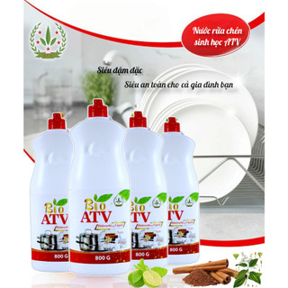 Nước rửa chén sinh học bio atv 800g