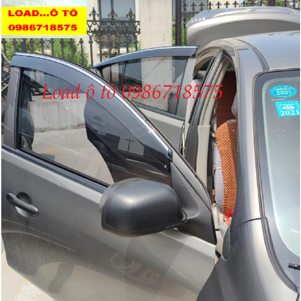 Vè Che Mưa Xe Nissan Sunny đời 2013-2023 Mẫu Chỉ Mạ Crom Sáng Bóng Cao Cấp, Bộ 4 Thanh Vè
