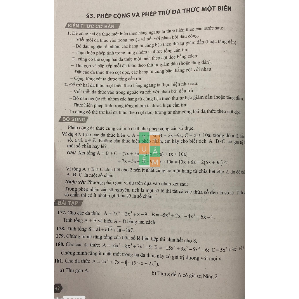 Sách - Bài tập nâng cao và một số chuyên đề Toán 7