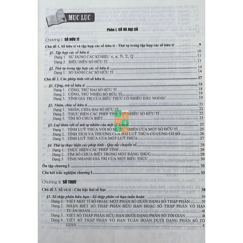 Sách - Các dạng toán và phương pháp giải Toán 7
