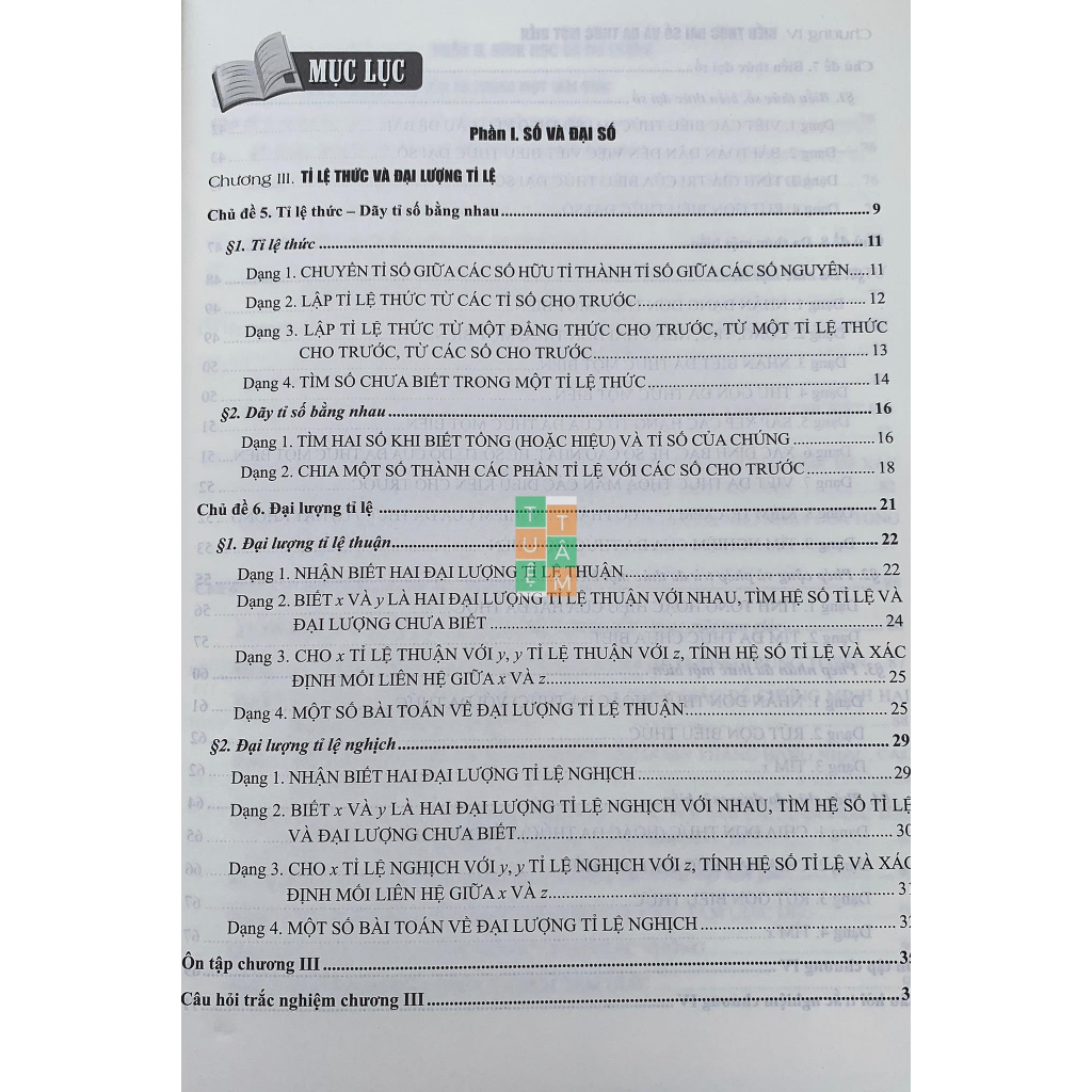 Sách - Các dạng toán và phương pháp giải Toán 7