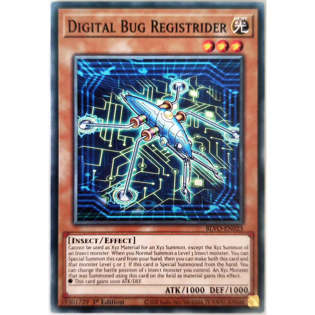 [Thẻ Yugioh] Digital Bug Registrider |EN| Common