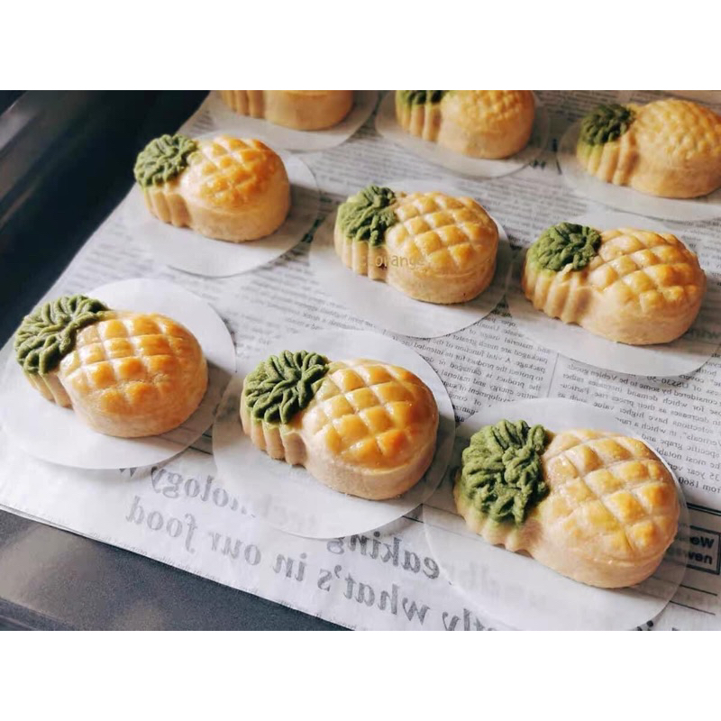 Túi khay đựng bánh dứa, khuôn trái dứa, khuôn trái thơm