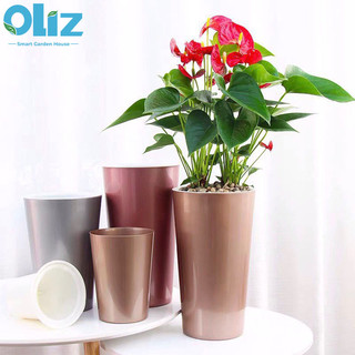 Chậu cây để bàn Oliz-A4.Chậu cây thông minh tự tưới nhập khẩu