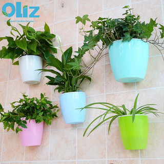   TẶNG MÓC TREO Chậu trồng cây thông minh treo tường tự dưỡng decor đẹp Oliz-K0.Chậu cây tự tưới nước 