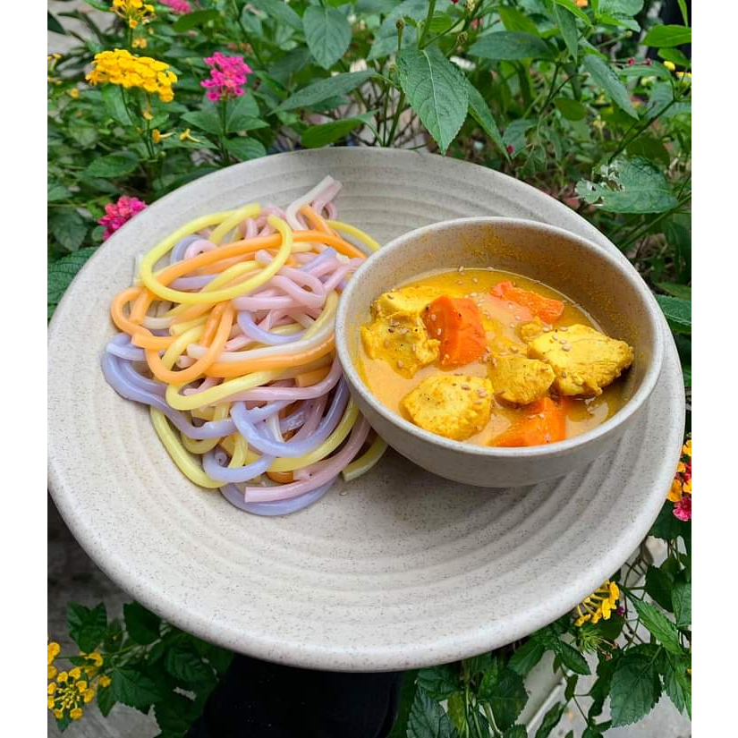 Bánh canh ống rau củ hữu cơ Eatclean cho người ăn kiêng, ăn chay gói 500gr