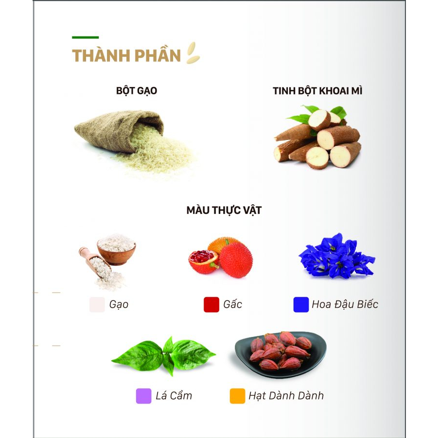 Bánh canh ống rau củ hữu cơ Eatclean cho người ăn kiêng, ăn chay gói 500gr