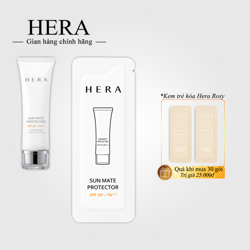 Kem chống nắng Hera Sun Mate Protector SPF50+/PA+++ 1ml - Kem chống nắng Hera Cao Cấp