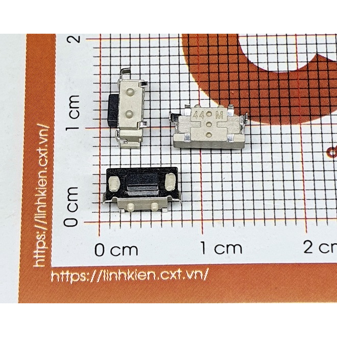 Nút nhấn SMD 4 chân 3x6x3.5mm - Nhấn ngang