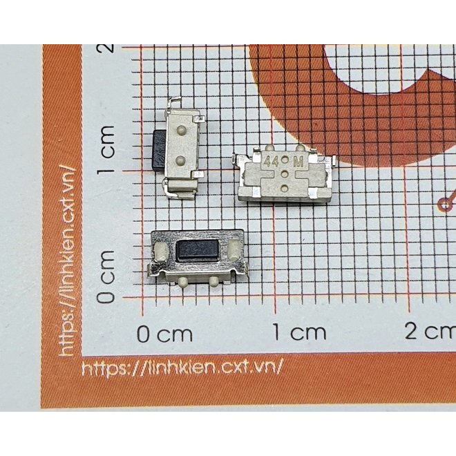 Nút nhấn SMD 4 chân 3x6x3.5mm - Nhấn ngang