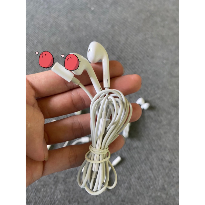 Tai nghe jack 3.5 và chân dẹt zin chính hãng