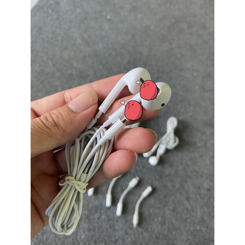 Tai nghe jack 3.5 và chân dẹt zin chính hãng