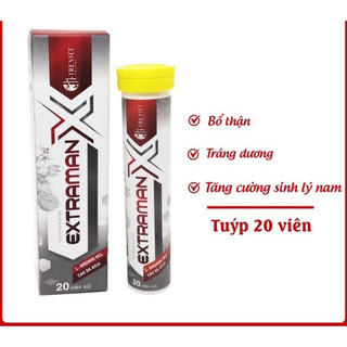 Viên Uống Tăng Cường Sinh Lý XTRAMAN MẪU MỚI Chính Hãng ✅ Viên sủi tăng cường sinh lý EXtramman cương cứng hộp 20 viên