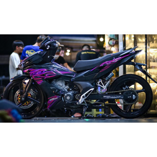 Tem winner x v2 tia lửa phiên bản đặc biệt tím đen tem cao cấp 3 lớp siêu bền, siêu dính