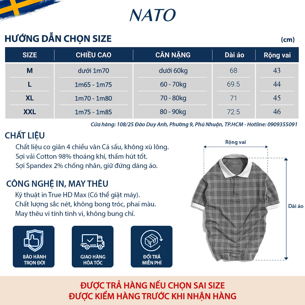 Áo Thun Polo Nam CARO Vải Cotton Cá Sấu Cao Cấp Basic Đẹp Tay Ngắn Có Cổ Màu Trắng Đen Đỏ Xanh Navy Trơn Họa Tiết NATO