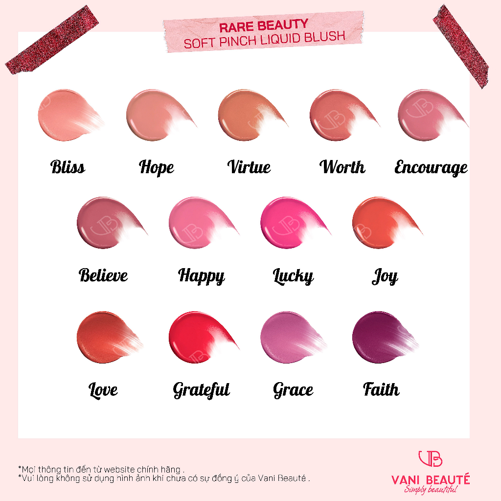 Má hồng dạng kem Rare Beauty Soft Pinch Liquid Blush 7.5 mL