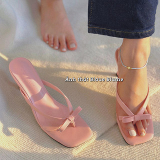 𝐁𝐥𝐚𝐮𝐞𝐁𝐥𝐮𝐦𝐞🦋 - Kẹp nơ gót 5cm
