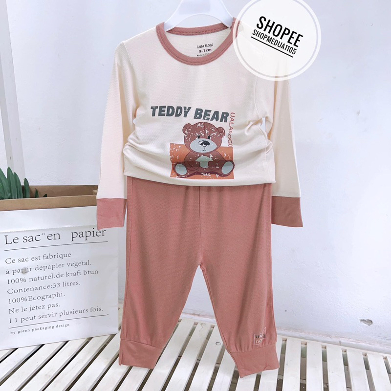 -Bộ dài tay gỗ sồi hoạ tiết