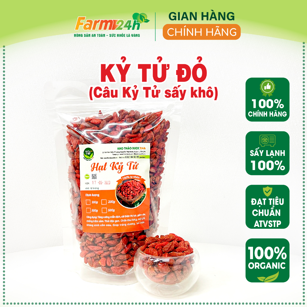 Hạt kỷ tử đỏ , pha trà, nấu chè, chưng yến, dưỡng nhan, bồi bổ khí huyết, tăng cường sinh lực