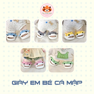 Giày cá mập đủ màu baby shark cho bé doll 20cm