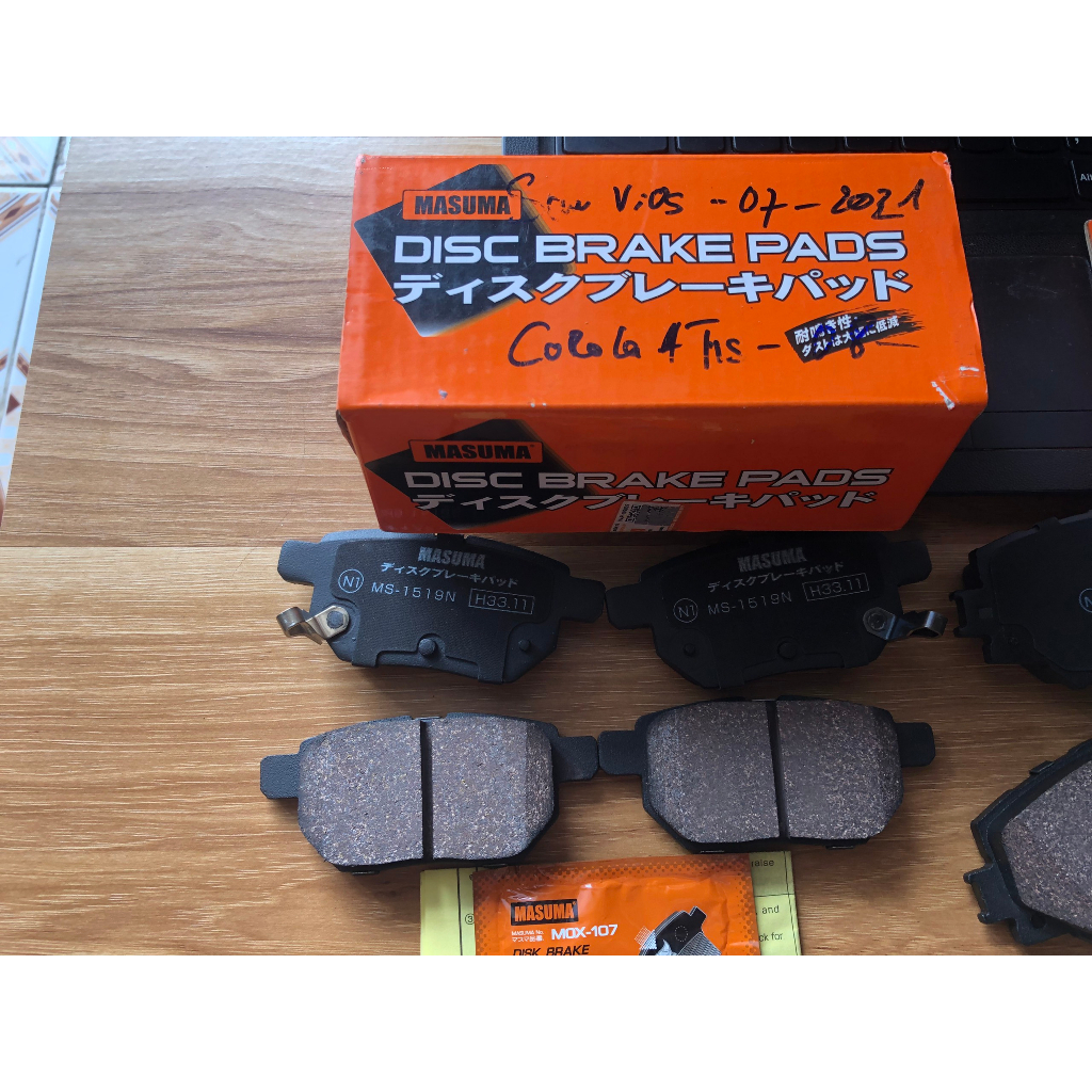 MÁ PHANH/BỐ THẮNG/TRƯỚC+SAU Xe COROLLA ALTIS đời 2008-2020 SIENTA 2015+. YARIS 2012+ RAV4 2005-2013