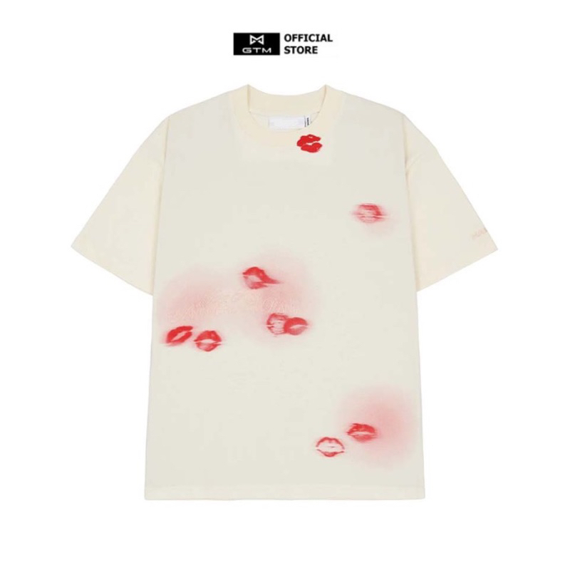 Áo thun Hades Sip On Your Lips Cotton khô 3158 tay lỡ form rộng - Thời trang nam nữ Unisex Streetwear Hàn Quốc
