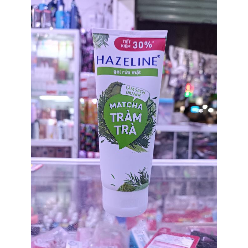 sữa rửa mặt HAZELINE Matcha Tràm Trà dịu nhẹ cho da 170g [hàng công ty]