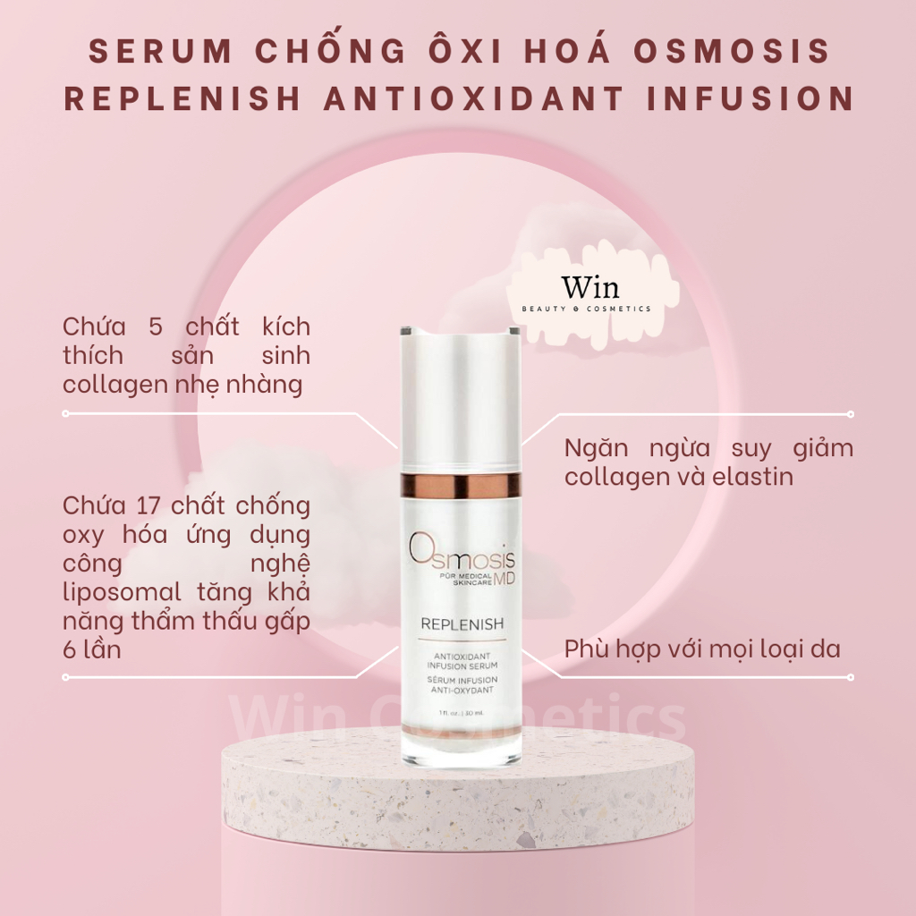 Serum Osmosis Replenish Antioxidant Infusion Serum chống Ôxi hoá