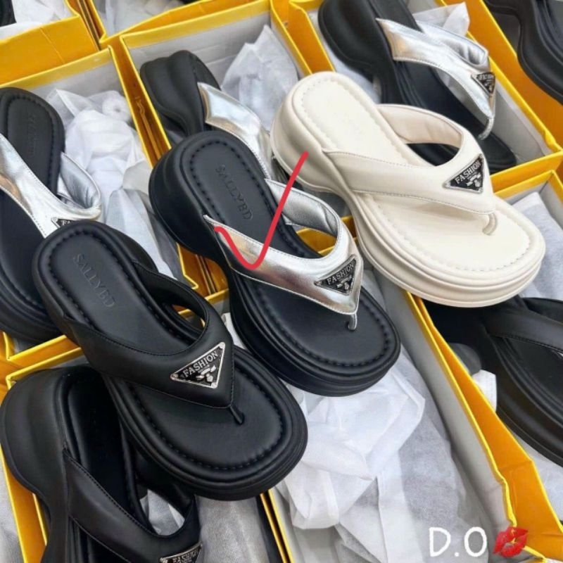 Dép xỏ ngón đế bánh mỳ Fashion