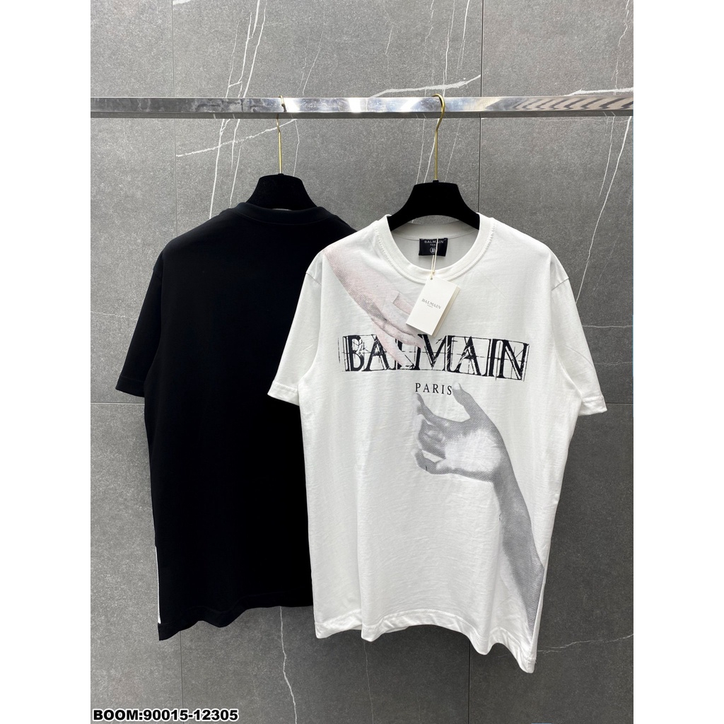 Áo Thun Nam Nữ BALMAN Hình In Đôi Bàn Tay Chuyển Nhiệt. Áo phông in hình đôi bàn tay hottrend 2023