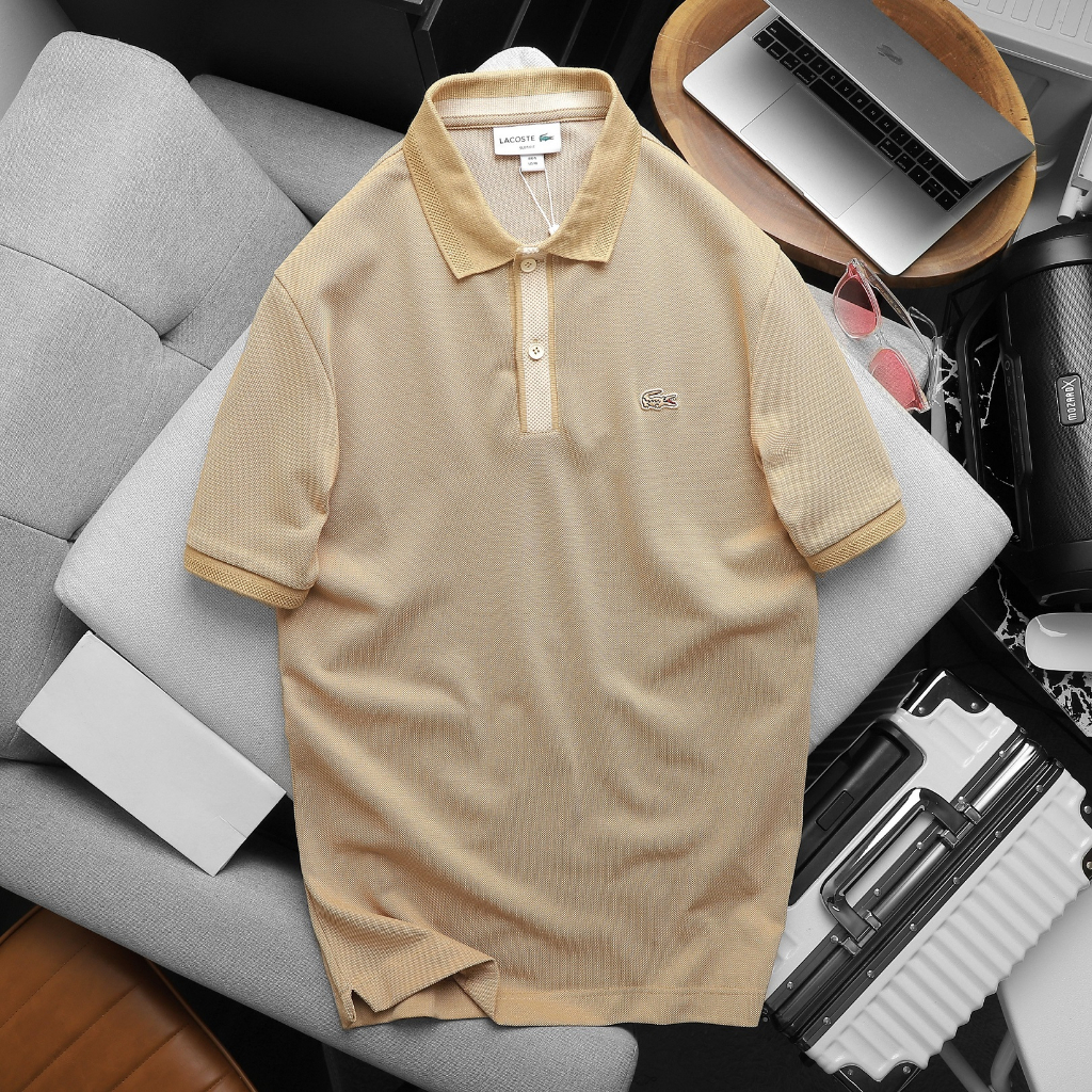 Áo polo nam cổ bẻ cotton đốm xuất dư không nhăn , form suông không ôm  - 3bros