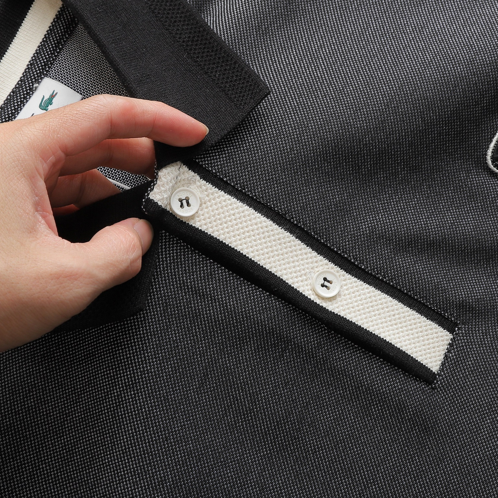 Áo polo nam cổ bẻ cotton đốm xuất dư không nhăn , form suông không ôm  - 3bros