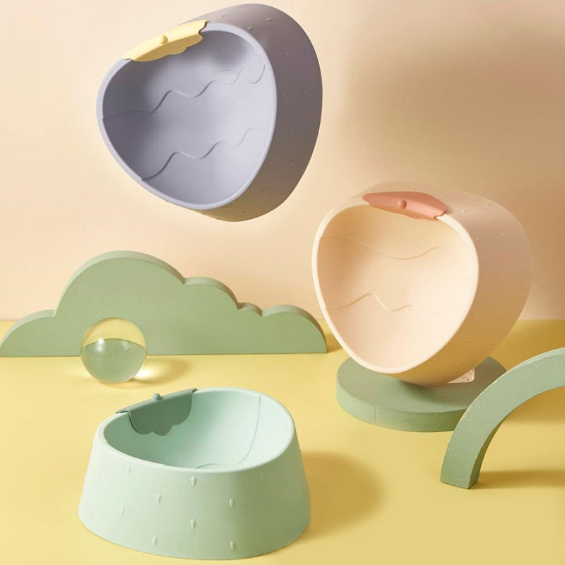 Bát Ăn Uống Nhựa Cao Cấp Cho Chó Mèo, Hình Dáng Trái Cây Đáng Yêu Đủ Màu Hiha Pets