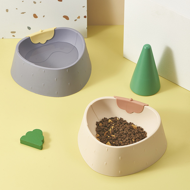 Bát Ăn Uống Nhựa Cao Cấp Cho Chó Mèo, Hình Dáng Trái Cây Đáng Yêu Đủ Màu Hiha Pets